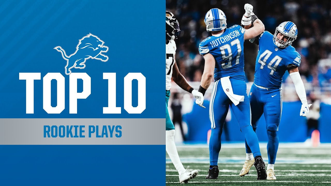 Top 10 Rookie Plays 2022 Season | Detroit Lions Top 10 Rookie Plays 2022 Season | Detroit Lions