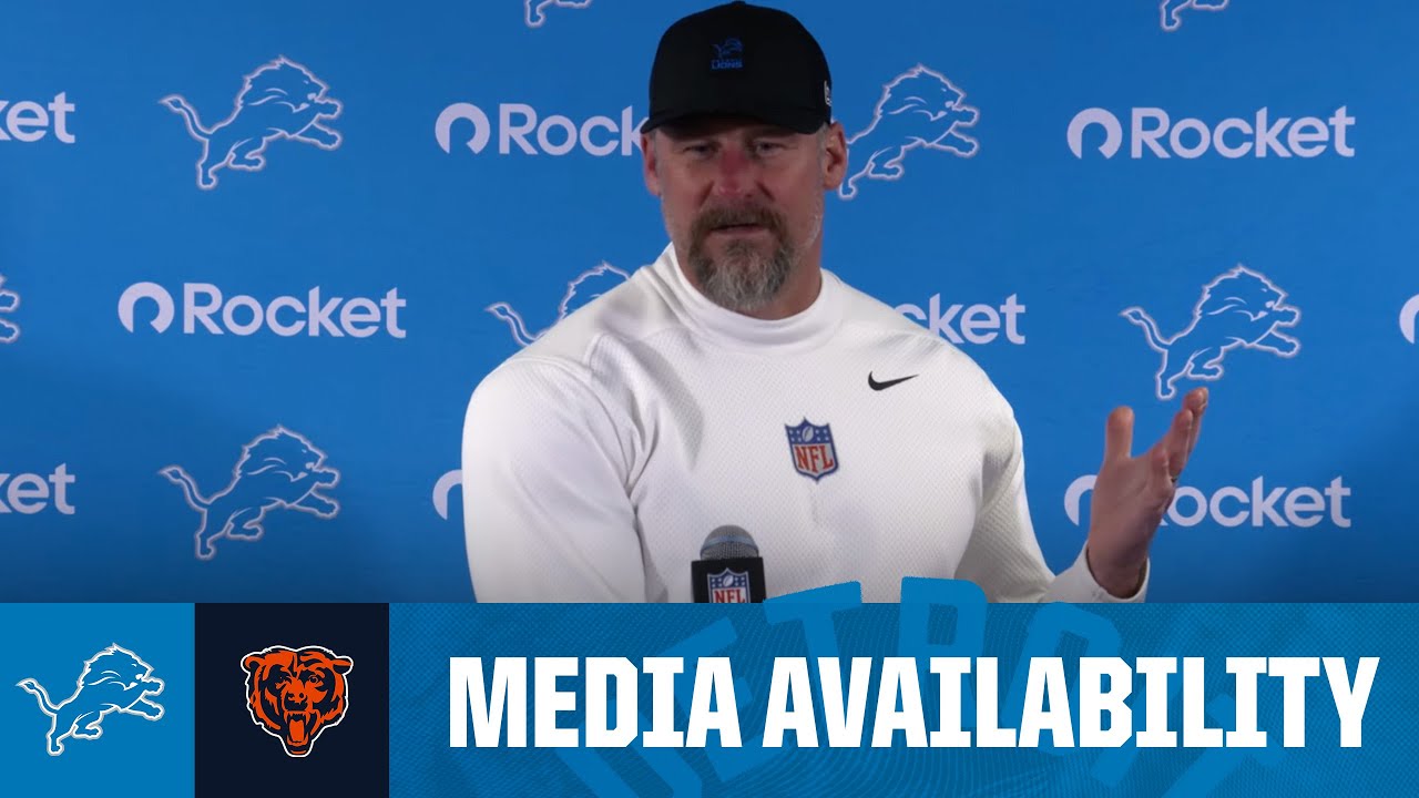 Dan Campbell postgame media availability | 2025 NFL Regular Season Week 18: Lions at Bears Dan Campbell postgame media availability | 2025 NFL Regular Season Week 18: Lions at Bears