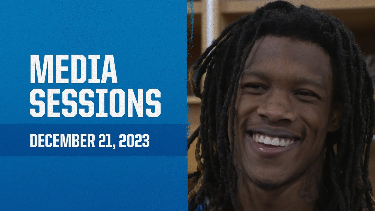 Jameson Williams meets with the media | December 21, 2023 Jameson Williams meets with the media | December 21, 2023