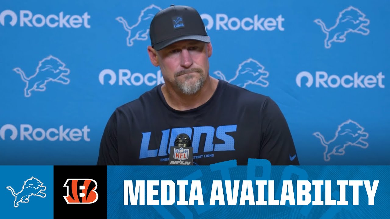 Dan Campbell postgame media availability | 2025 NFL Regular Season Week 5: Lions at Bengals Dan Campbell postgame media availability | 2025 NFL Regular Season Week 5: Lions at Bengals