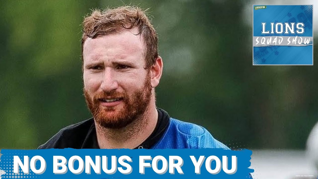 LIONS SQUAD SHOW: Frank Ragnow Reportedly FORCED To Pay Back Bonus, Lions Front Office Criticized LIONS SQUAD SHOW: Frank Ragnow Reportedly FORCED To Pay Back Bonus, Lions Front Office Criticized