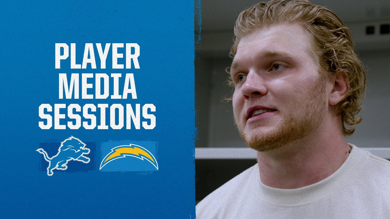 Detroit Lions players meet with the media | 2023 Week 10: Lions at Chargers Detroit Lions players meet with the media | 2023 Week 10: Lions at Chargers