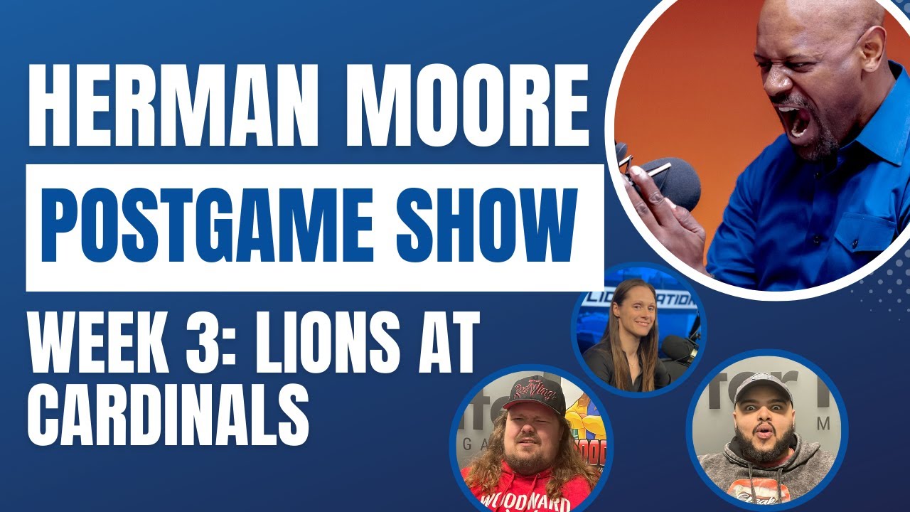 Herman Moore Postgame Show: Lions Win at Arizona! #nfl #detroitlions #football Herman Moore Postgame Show: Lions Win at Arizona! #nfl #detroitlions #football