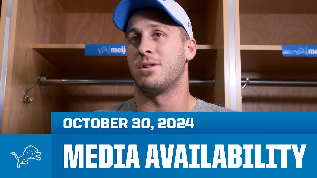 Detroit Lions players meet with the media | October 30, 2024 Detroit Lions players meet with the media | October 30, 2024