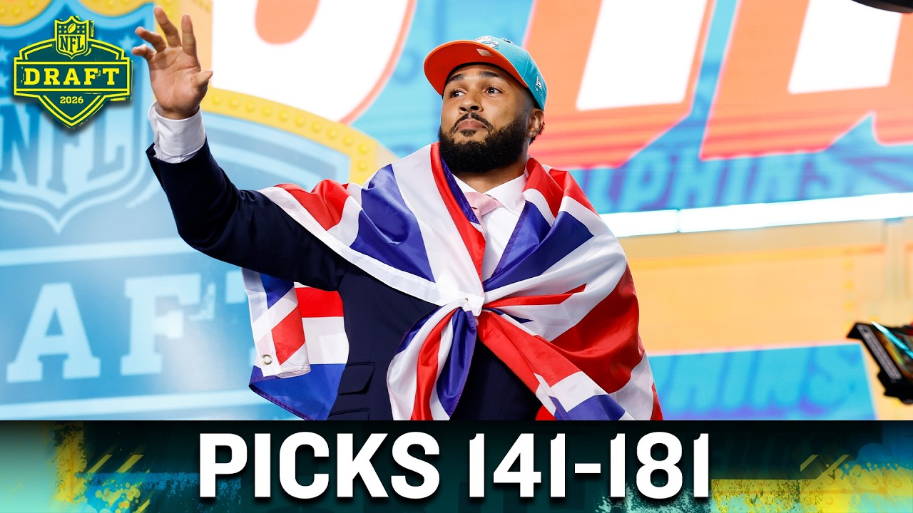 Picks 141-181: teams find some late round gems | 2026 NFL Draft Picks 141-181: teams find some late round gems | 2026 NFL Draft