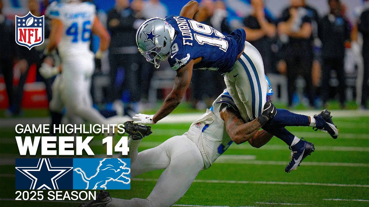 Dallas Cowboys vs Detroit Lions Game Highlights | 2025 NFL Season Week 14 Dallas Cowboys vs Detroit Lions Game Highlights | 2025 NFL Season Week 14