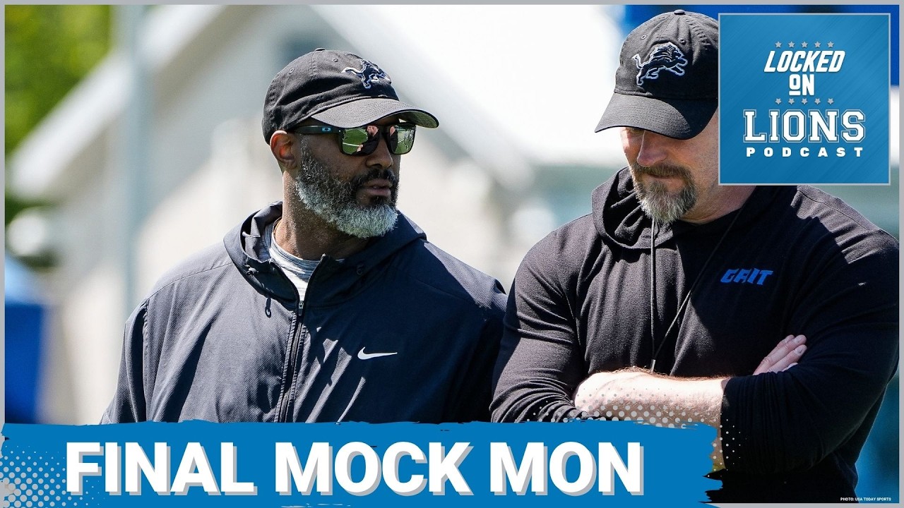 FINAL VERDICT: Last Detroit Lions Mock Draft REVEALS Monroe Freeling, Derrick Moore Solid Picks FINAL VERDICT: Last Detroit Lions Mock Draft REVEALS Monroe Freeling, Derrick Moore Solid Picks