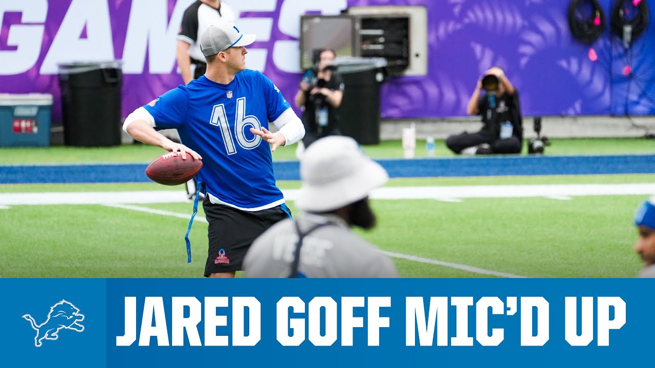 Jared Goff Mic’d Up | NFC Pro Bowl Practice Jared Goff Mic’d Up | NFC Pro Bowl Practice