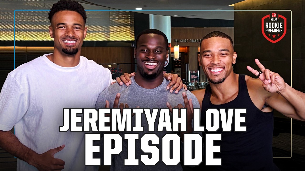 Jeremiyah Love on getting drafted 3rd overall, growing up in the “trenches” of St. Louis, and more! Jeremiyah Love on getting drafted 3rd overall, growing up in the “trenches” of St. Louis, and more!