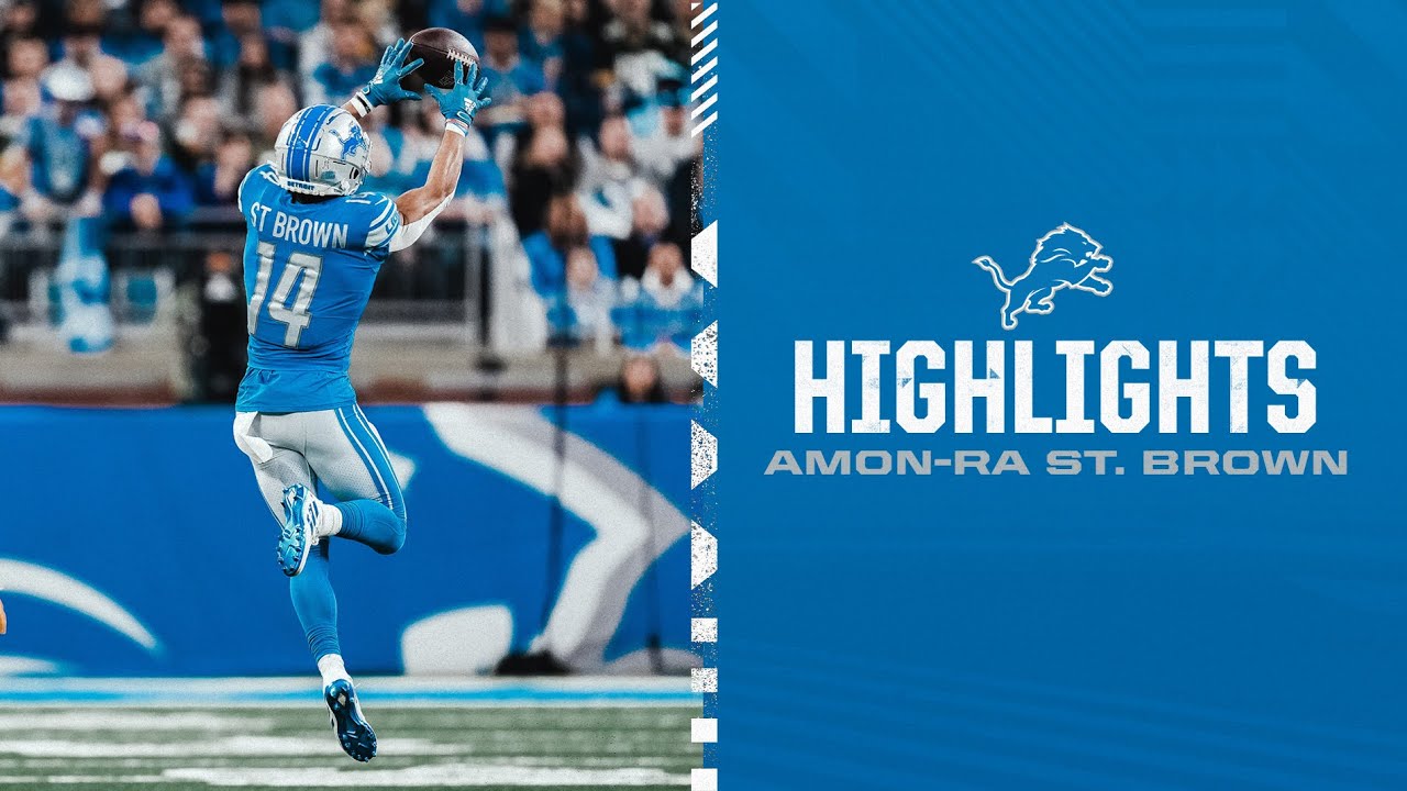 Amon-Ra St. Brown Season Highlights Amon-Ra St. Brown Season Highlights