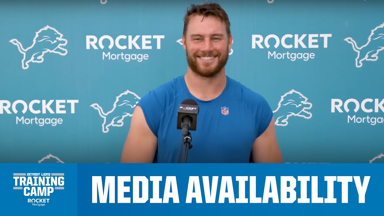Detroit Lions players meet with the media on August 2 | 2024 Training Camp Day 9 Detroit Lions players meet with the media on August 2 | 2024 Training Camp Day 9