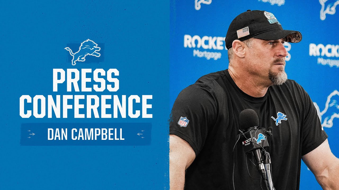 Dan Campbell Press Conference | Jan. 1, 2024 Dan Campbell Press Conference | Jan. 1, 2024