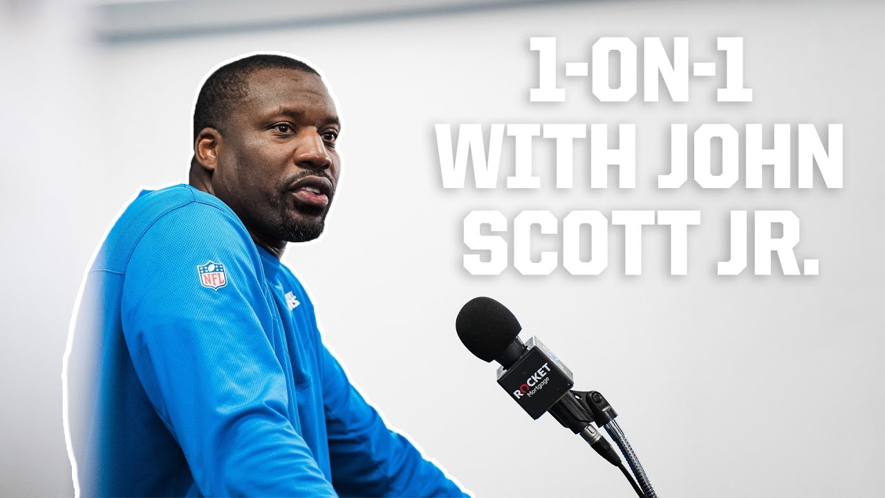 Defensive line coach John Scott Jr. on joining the Lions staff Defensive line coach John Scott Jr. on joining the Lions staff