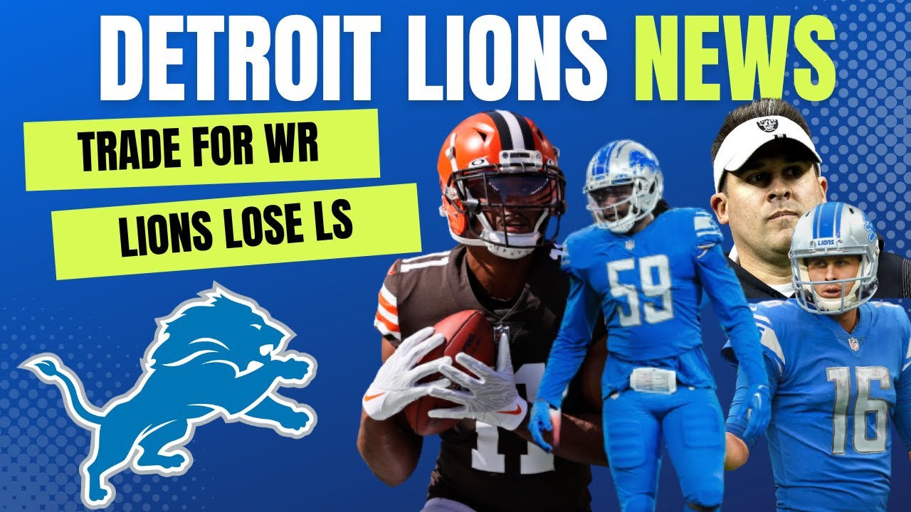 Detroit Lions News: Lions Trade For Donavan Peoples-Jones, Josh McDaniels Fired + Scott Daly Detroit Lions News: Lions Trade For Donavan Peoples-Jones, Josh McDaniels Fired + Scott Daly