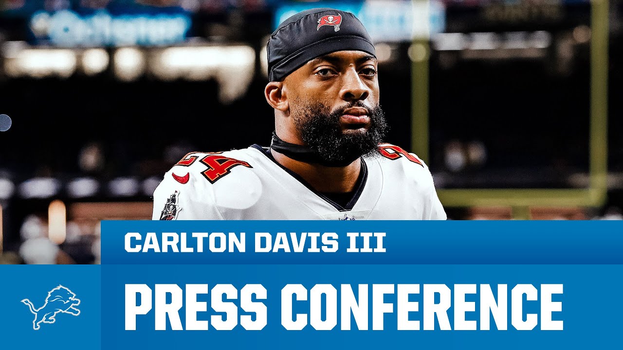 Carlton Davis III Press Conference | March 13, 2024 Carlton Davis III Press Conference | March 13, 2024