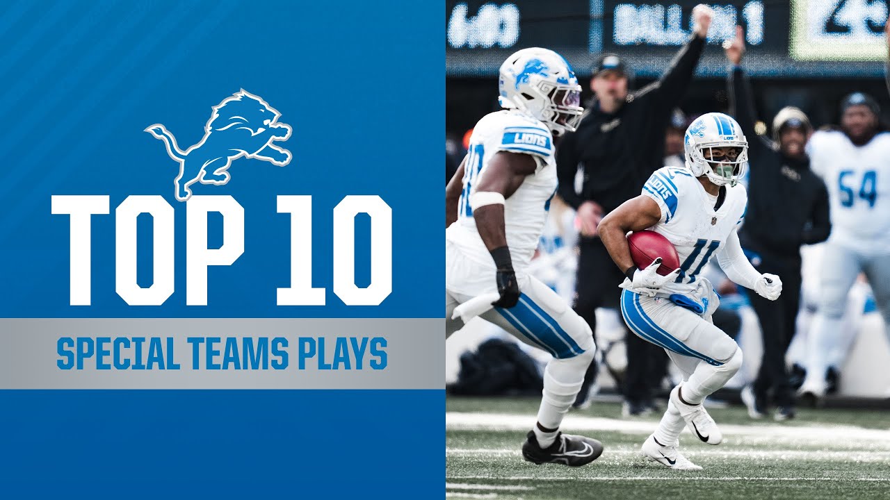 Top 10 Special Teams Plays – 2022 Season | Detroit Lions Top 10 Special Teams Plays – 2022 Season | Detroit Lions