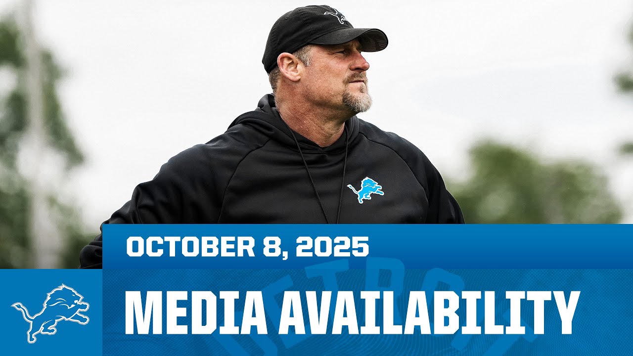 Dan Campbell Press Conference | Oct. 8, 2025 Dan Campbell Press Conference | Oct. 8, 2025