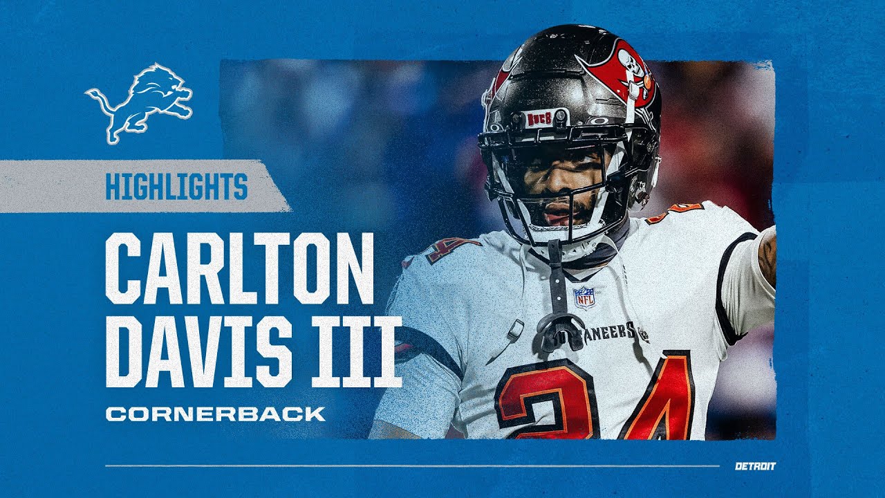 Carlton Davis III Highlights | Detroit Lions Carlton Davis III Highlights | Detroit Lions