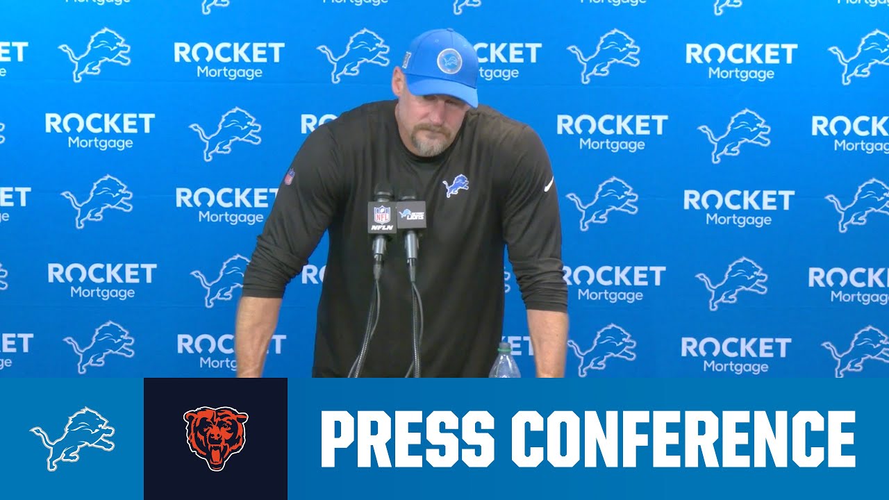 Dan Campbell postgame media availability | 2024 Week 13: Lions vs. Bears Dan Campbell postgame media availability | 2024 Week 13: Lions vs. Bears