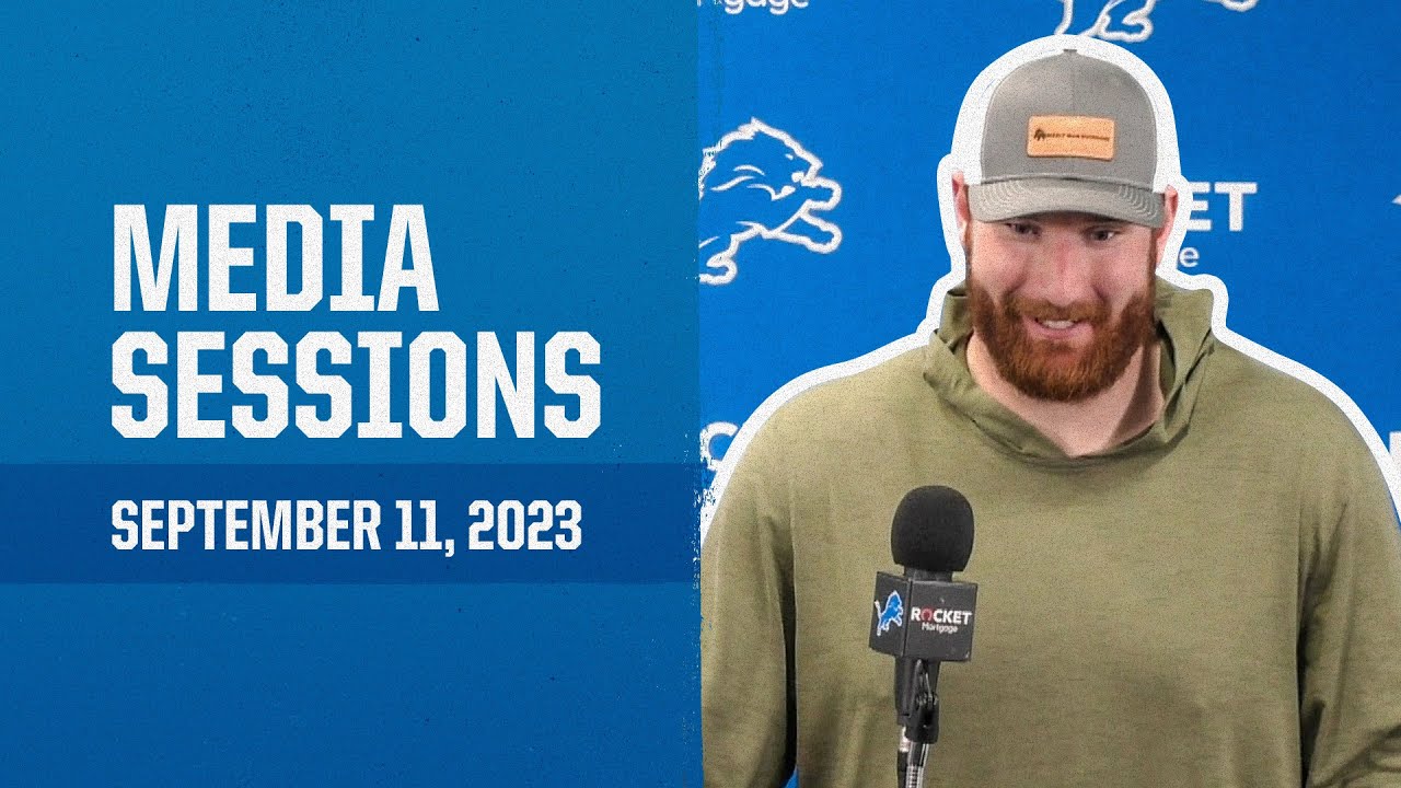Detroit Lions players meet with the media | September 11, 2023 Detroit Lions players meet with the media | September 11, 2023