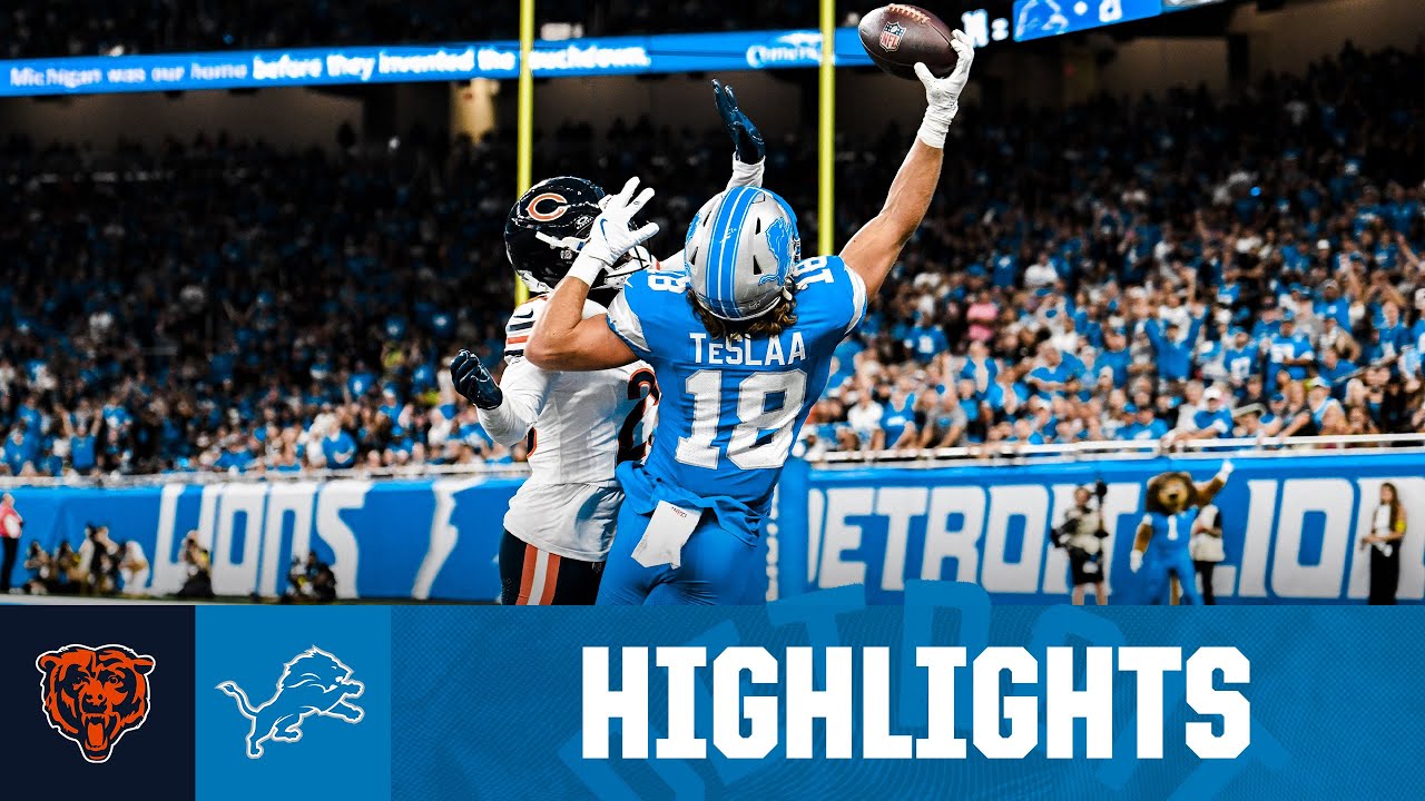 Jared Goff throws FIVE touchdowns in home opener win | Lions vs. Bears: 2025 NFL Season Highlights Jared Goff throws FIVE touchdowns in home opener win | Lions vs. Bears: 2025 NFL Season Highlights