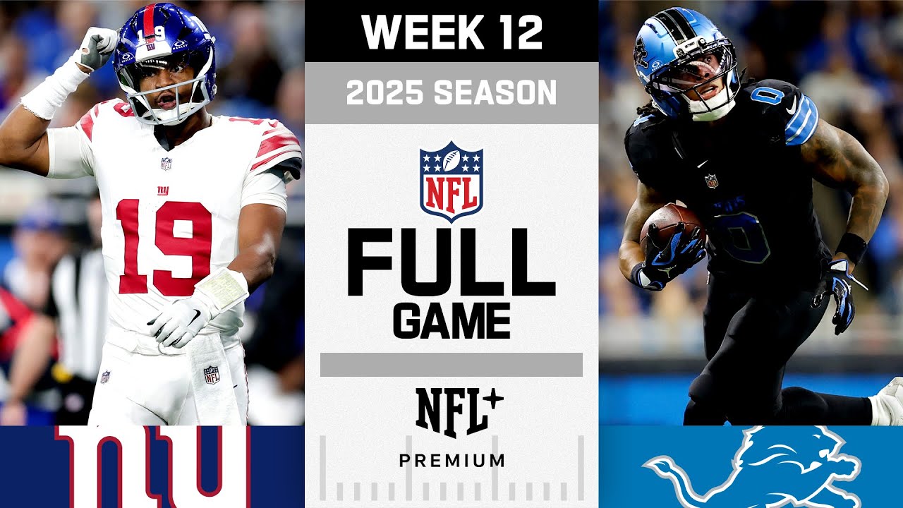 Crazy Game! New York Giants vs. Detroit Lions FULL GAME | NFL 2025 Season Week 12 Crazy Game! New York Giants vs. Detroit Lions FULL GAME | NFL 2025 Season Week 12