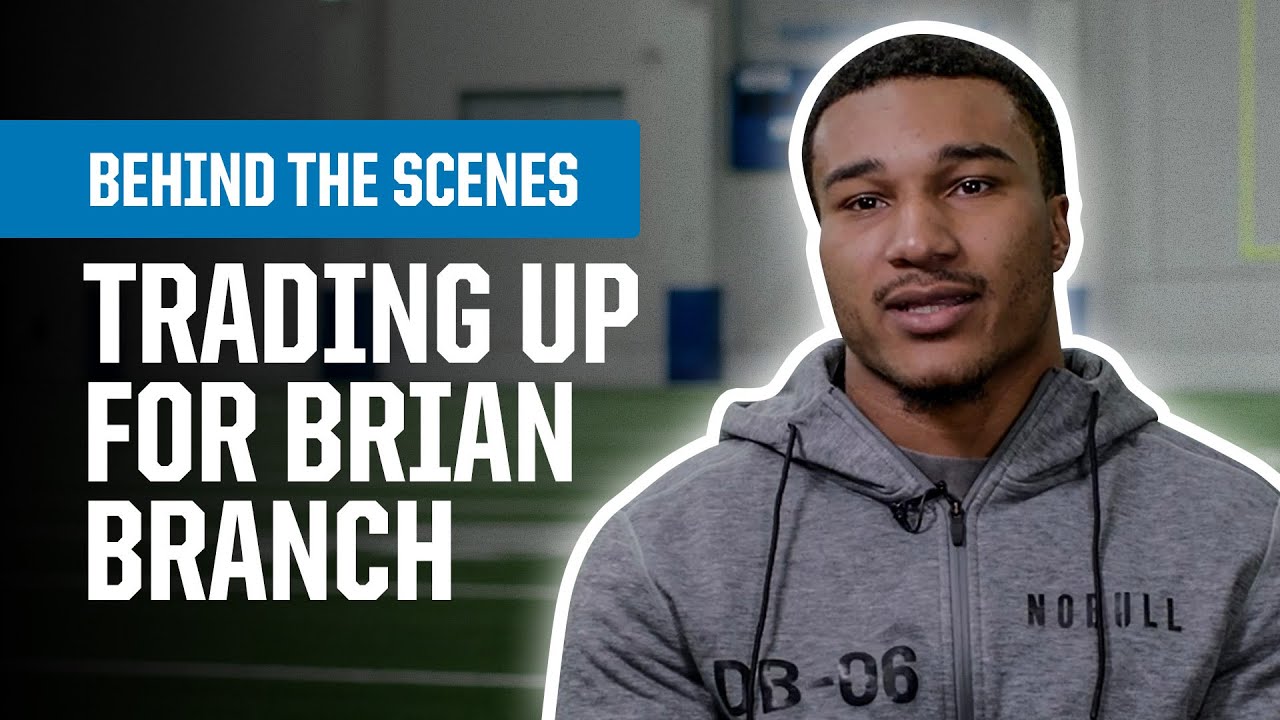 Behind the Scenes: Lions Draft Brian Branch Behind the Scenes: Lions Draft Brian Branch