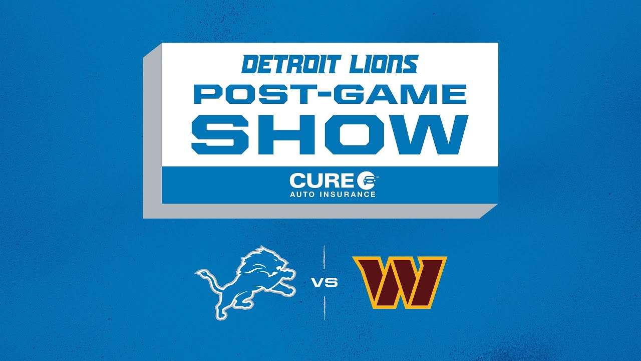 Lions vs. Commanders Divisional Round | Detroit Lions Live CURE Auto Insurance Postgame Show Lions vs. Commanders Divisional Round | Detroit Lions Live CURE Auto Insurance Postgame Show