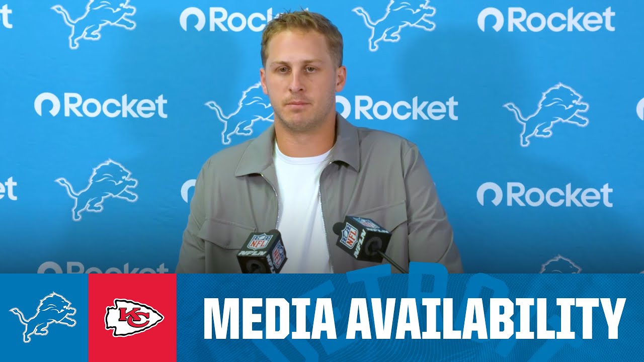 Jared Goff postgame media availability | 2025 NFL Regular Season Week 6: Lions at Chiefs Jared Goff postgame media availability | 2025 NFL Regular Season Week 6: Lions at Chiefs