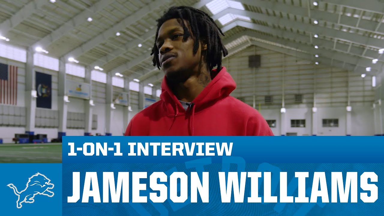 EXCLUSIVE: Detroit Lions wide receiver Jameson Williams | 1-on-1 with Dannie Rogers EXCLUSIVE: Detroit Lions wide receiver Jameson Williams | 1-on-1 with Dannie Rogers