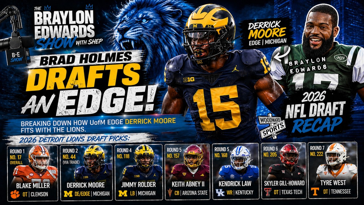 BREAKING DOWN the Detroit Lions Draft | Braylon Edwards Show w/ Shep | April 27th2026 BREAKING DOWN the Detroit Lions Draft | Braylon Edwards Show w/ Shep | April 27th2026