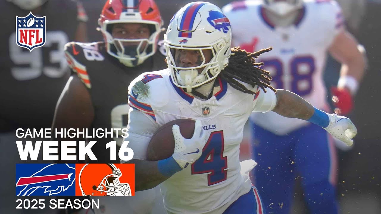 Buffalo Bills vs. Cleveland Browns Game Highlights | NFL 2025 Season Week 16 Buffalo Bills vs. Cleveland Browns Game Highlights | NFL 2025 Season Week 16