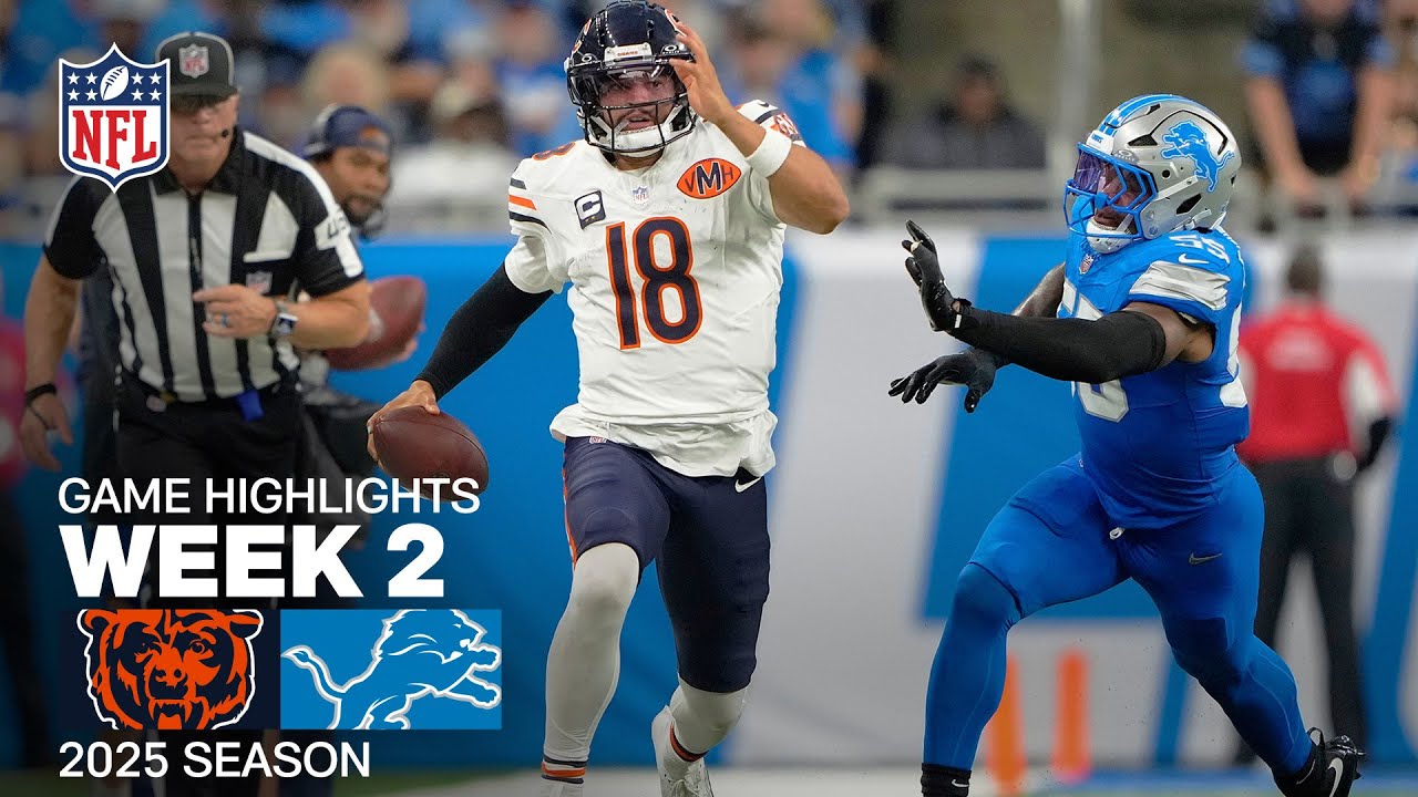 Chicago Bears vs. Detroit Lions Game Highlights | NFL 2025 Season Week 2 Chicago Bears vs. Detroit Lions Game Highlights | NFL 2025 Season Week 2