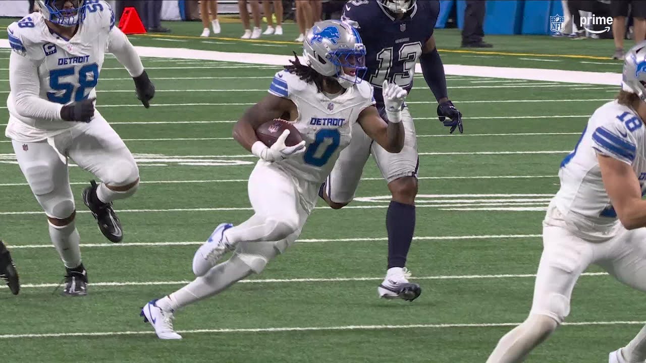 Gibbs is already heating up on Lions’ opening drive Gibbs is already heating up on Lions’ opening drive