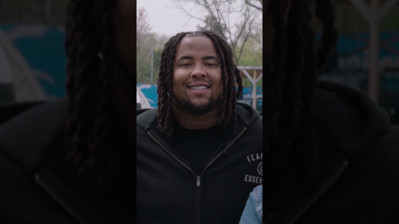 Welcome to the Motor City, Tyleik! | Detroit #Lions #shorts Welcome to the Motor City, Tyleik! | Detroit #Lions #shorts