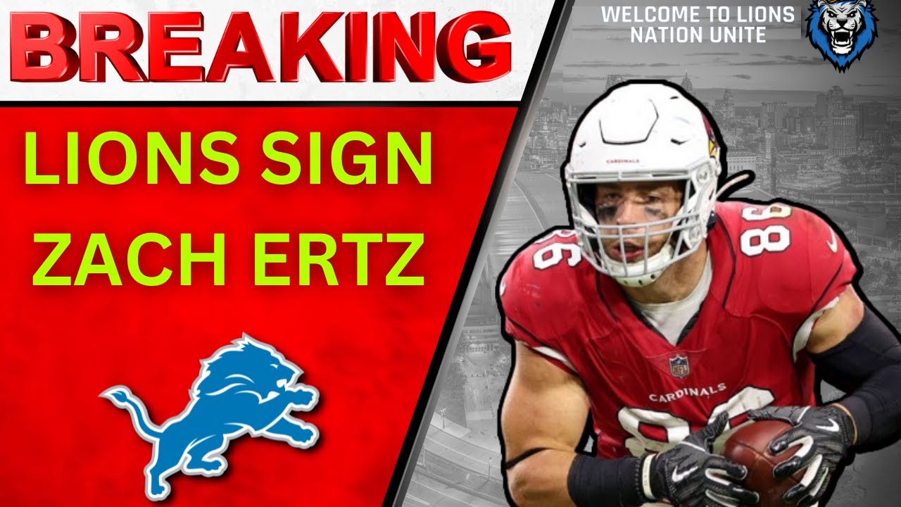 BREAKING: Lions Sign TE Zach Ertz, 3-Time Pro-Bowler To The Practice Squad BREAKING: Lions Sign TE Zach Ertz, 3-Time Pro-Bowler To The Practice Squad