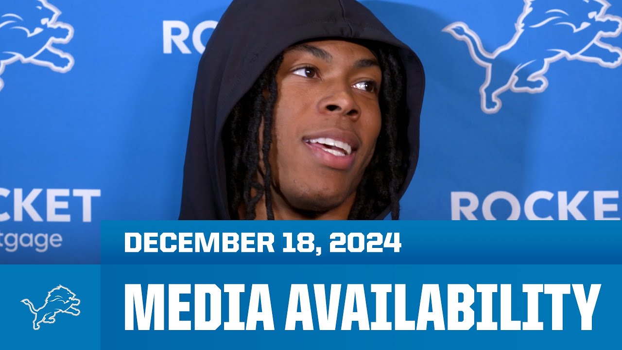 Detroit Lions players meet with the media | December 18, 2024 Detroit Lions players meet with the media | December 18, 2024
