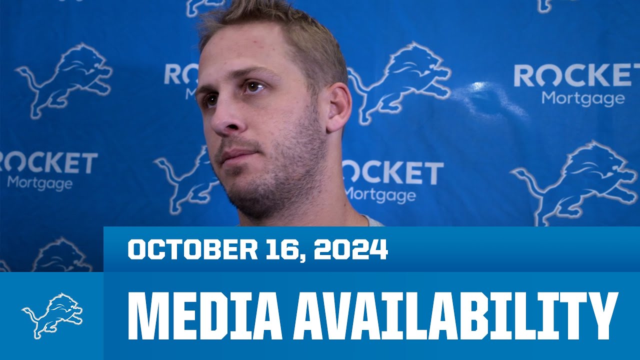 Detroit Lions players meet with the media | October 16, 2024 Detroit Lions players meet with the media | October 16, 2024