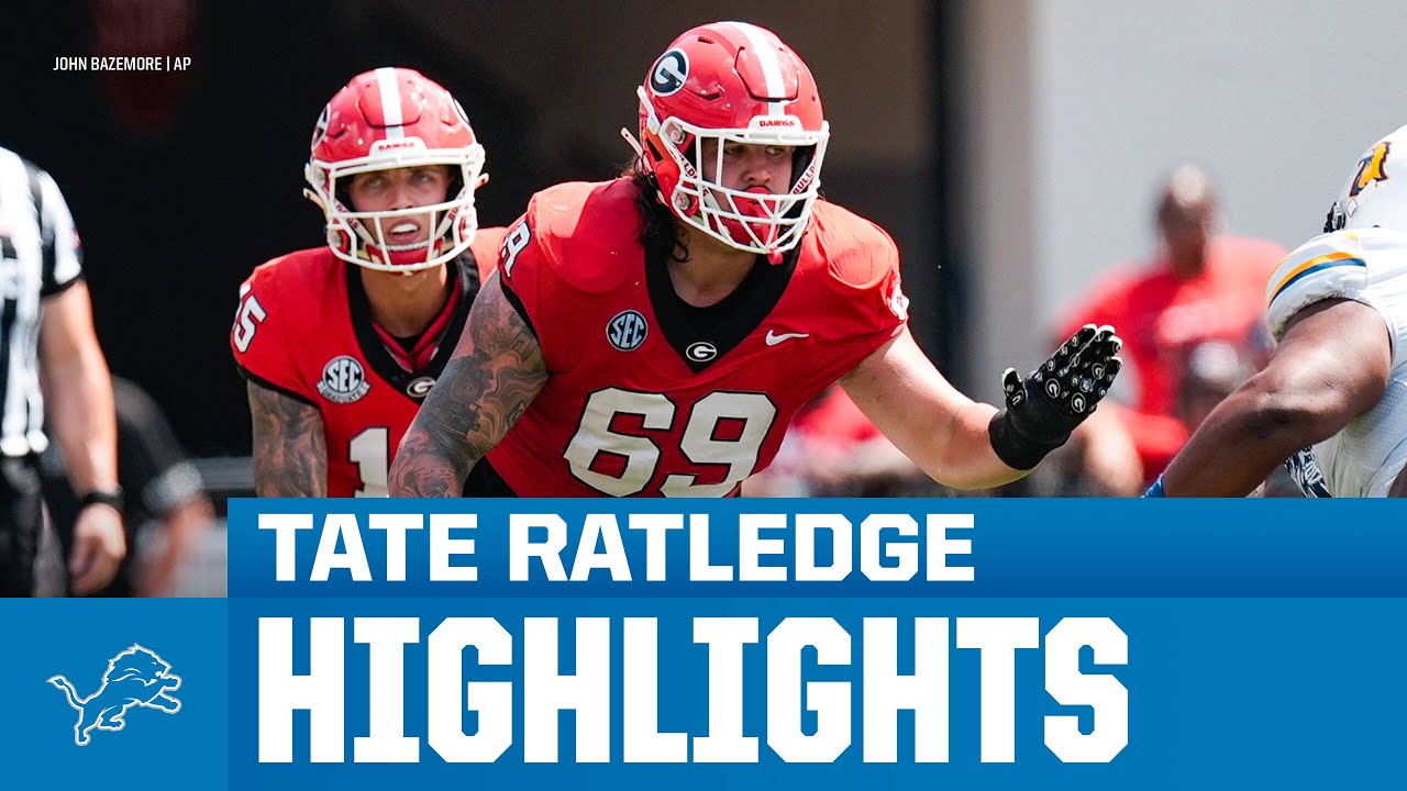 Tate Ratledge Highlights | 2025 NFL Draft Tate Ratledge Highlights | 2025 NFL Draft