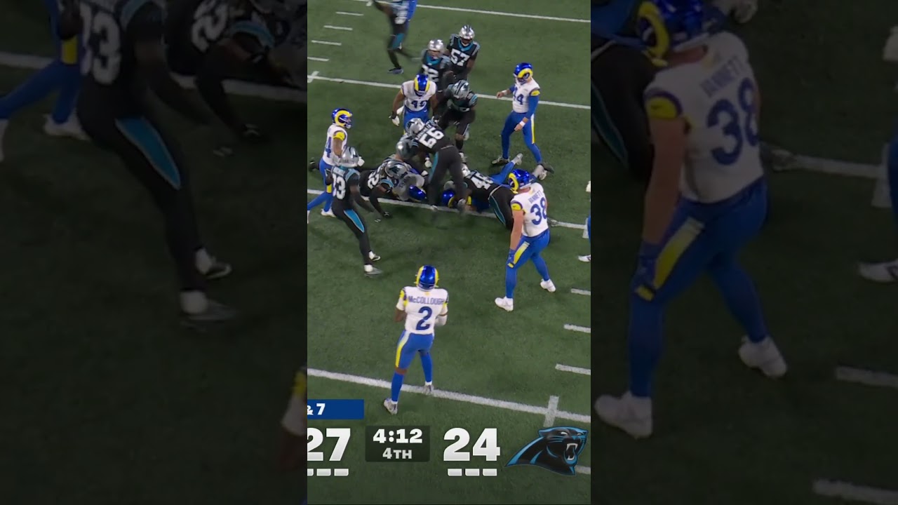 PANTHERS BLOCKED PUNT PANTHERS BLOCKED PUNT