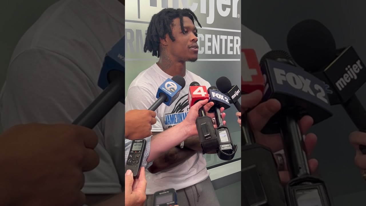 Detroit Lions WR Jameson Williams on his approach to game when not getting the ball Detroit Lions WR Jameson Williams on his approach to game when not getting the ball