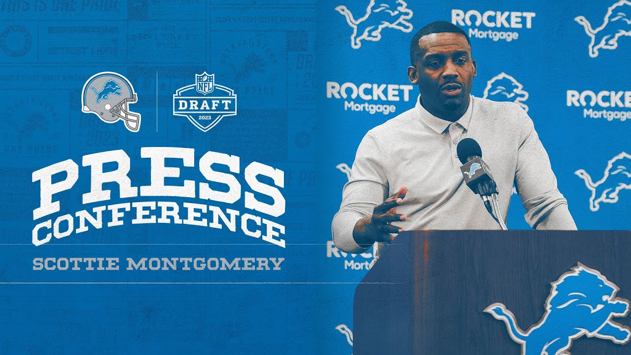 Scottie Montgomery NFL Draft Night 1 press conference Scottie Montgomery NFL Draft Night 1 press conference