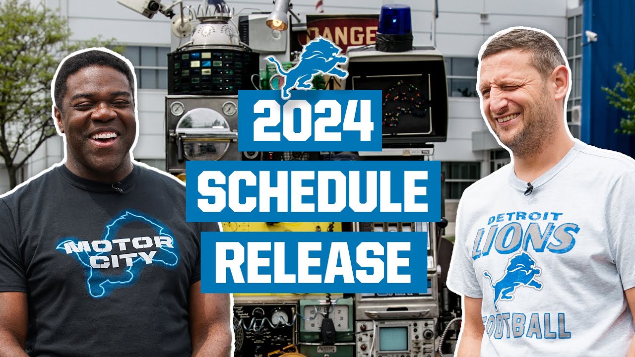 Detroit Lions 2024 Schedule Reveal Detroit Lions 2024 Schedule Reveal