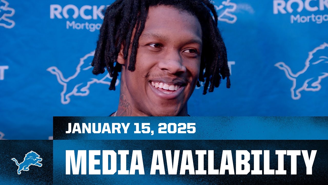 Detroit Lions players meet with the media | January 15, 2025 Detroit Lions players meet with the media | January 15, 2025
