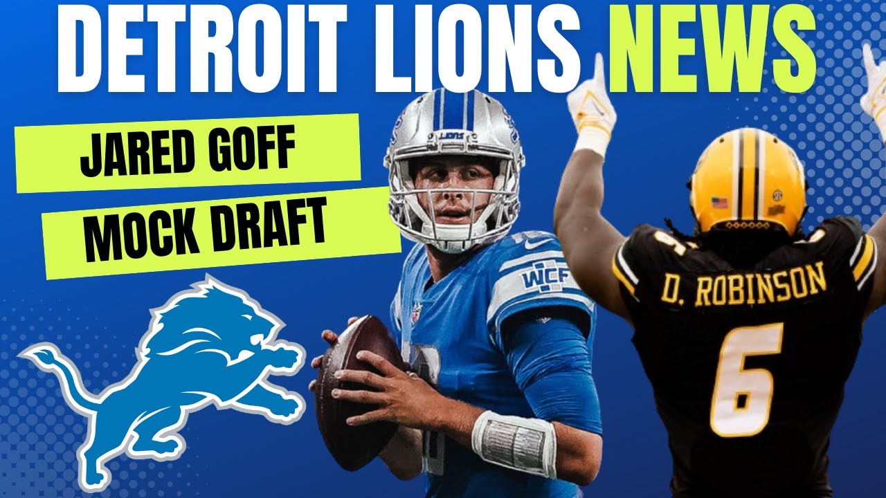 Detroit Lions News: Lions 7-Round Mock Draft With Trades Review, Jared Goff Speaks + Draft Rumors Detroit Lions News: Lions 7-Round Mock Draft With Trades Review, Jared Goff Speaks + Draft Rumors