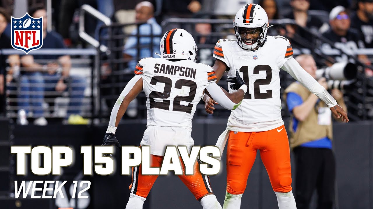 Top 15 plays of Week 12 | 2025 NFL Season Top 15 plays of Week 12 | 2025 NFL Season