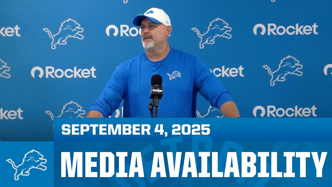 Detroit Lions coordinators meet with the media | September 4, 2025 Detroit Lions coordinators meet with the media | September 4, 2025