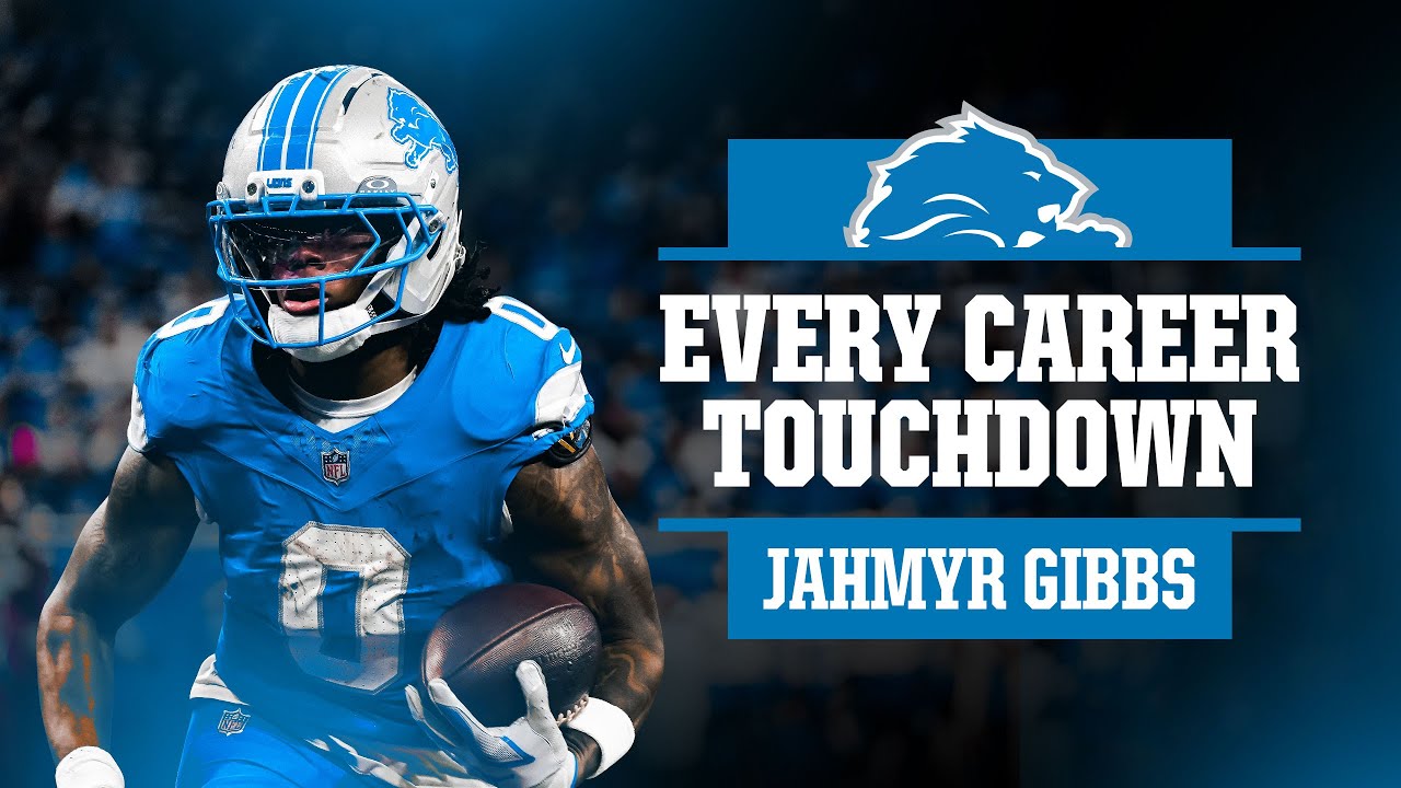33 minutes of Jahmyr Gibbs touchdowns | Detroit Lions Highlights 33 minutes of Jahmyr Gibbs touchdowns | Detroit Lions Highlights