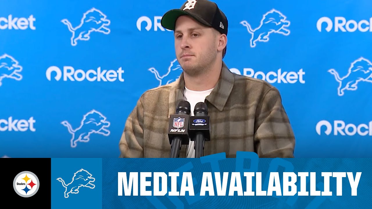 Jared Goff postgame media availability | 2025 NFL Regular Season Week 16: Lions vs Steelers Jared Goff postgame media availability | 2025 NFL Regular Season Week 16: Lions vs Steelers