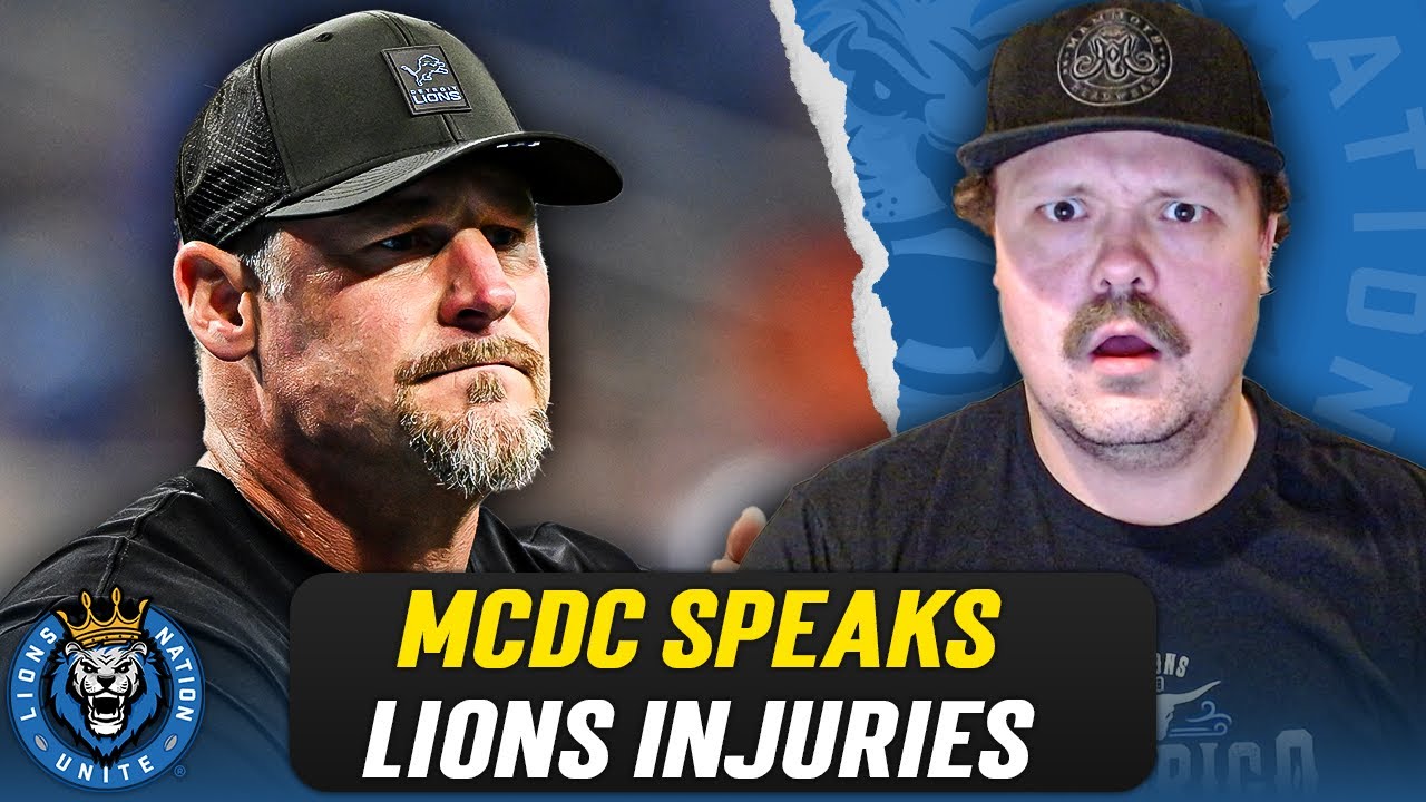 DAN CAMPBELL SPEAKS: INJURY UPDATE from Detroit Lions Head Coach DAN CAMPBELL SPEAKS: INJURY UPDATE from Detroit Lions Head Coach